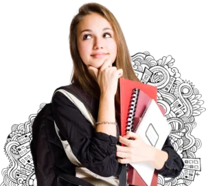 19 196191 high school student thinking hd png download